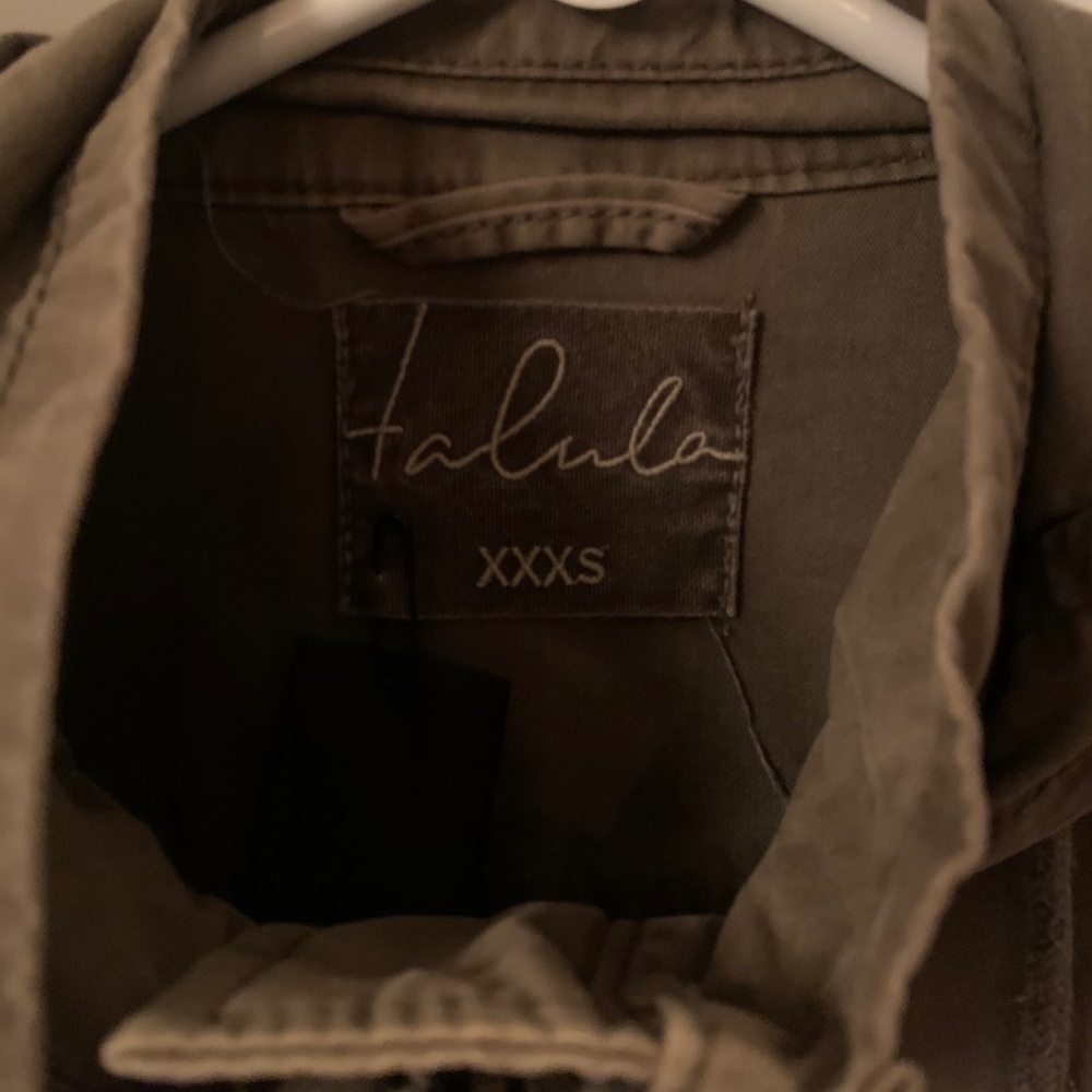 Talula green trooper jacket in xxxs